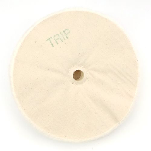 Beall 8 inch buffing wheel with centre hole (no hardware) for tripoli compound